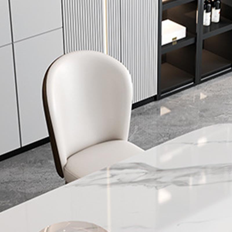 Glam Rectangle Table Set 1/3/4/5/6 Pieces Dining Set for Home Use