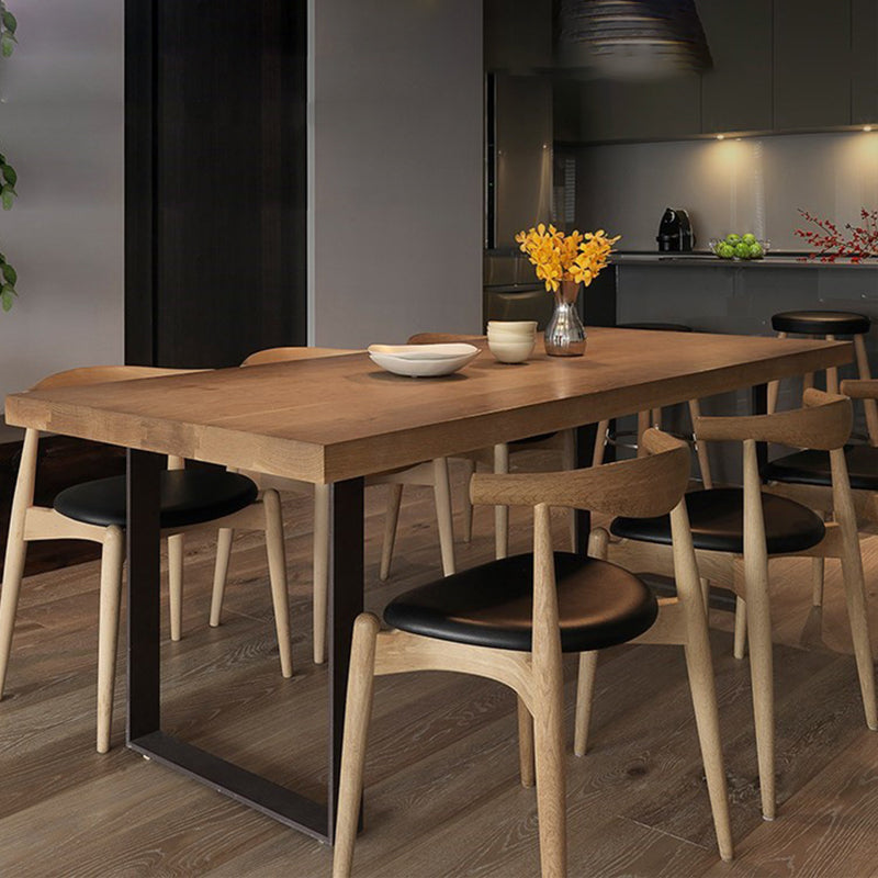 Modern 1/7 Pieces Dining Set Rectangle Wood Dining Table for Dining Room