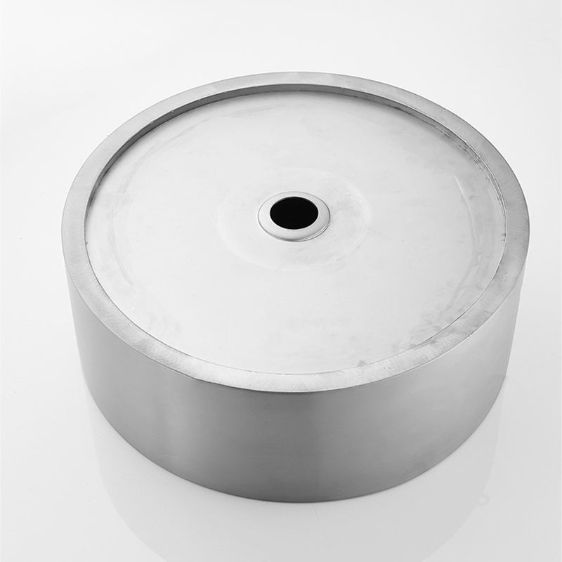 Modern Stainless Steel Wash Stand Round Trough Sink for Bathroom