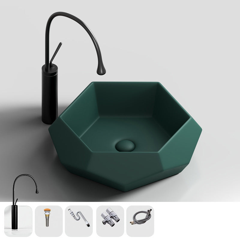 Modern Specialty Wash Stand Porcelain Vessel Lavatory Sink for Home