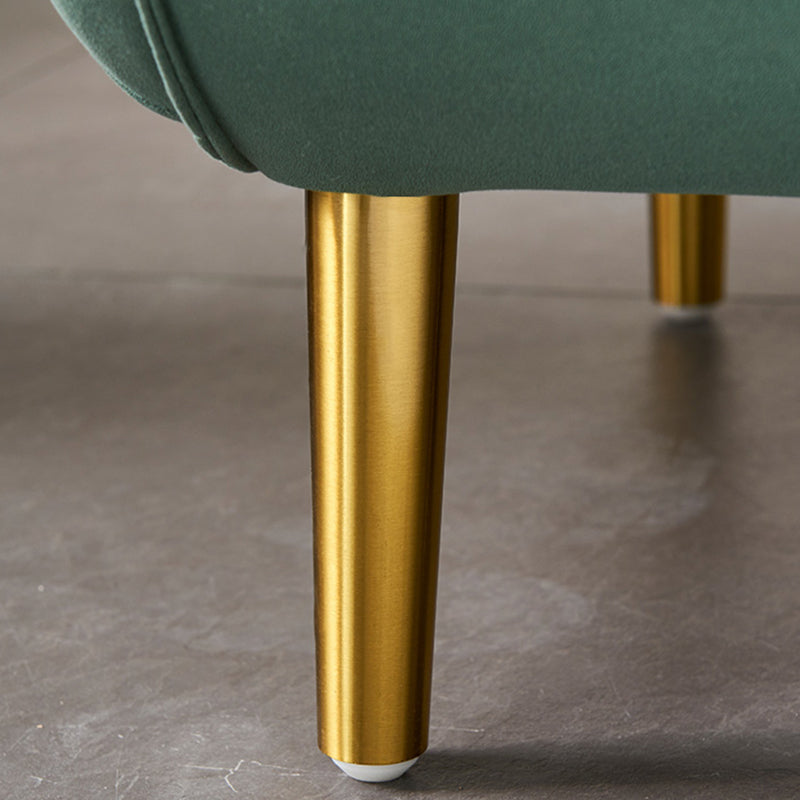 Green Faux leather Convertible Sofas 32.67" Wide Contemporary Foldable Sleeper Sofa