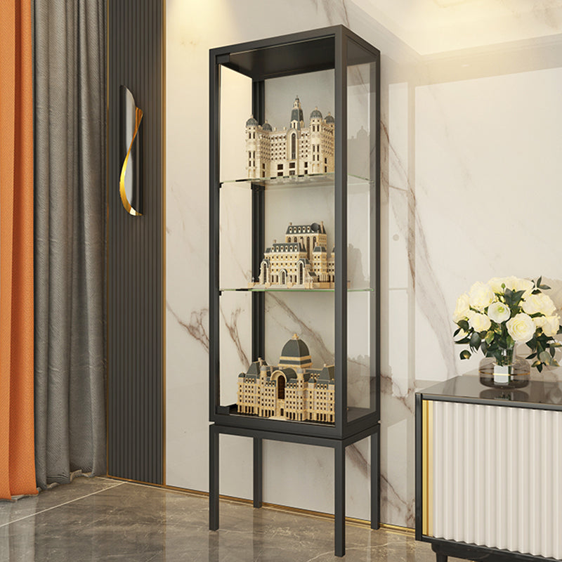 Gold/ Black Display Stand Stainless Steel China Display with High Legs