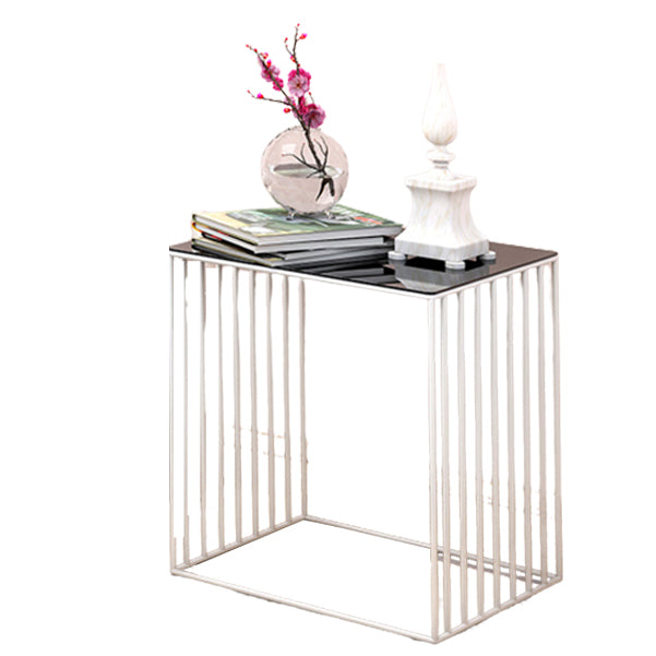 Modern Bedside Cabinet Iron Nightstand for Bedroom , 18"W X 19.5"H