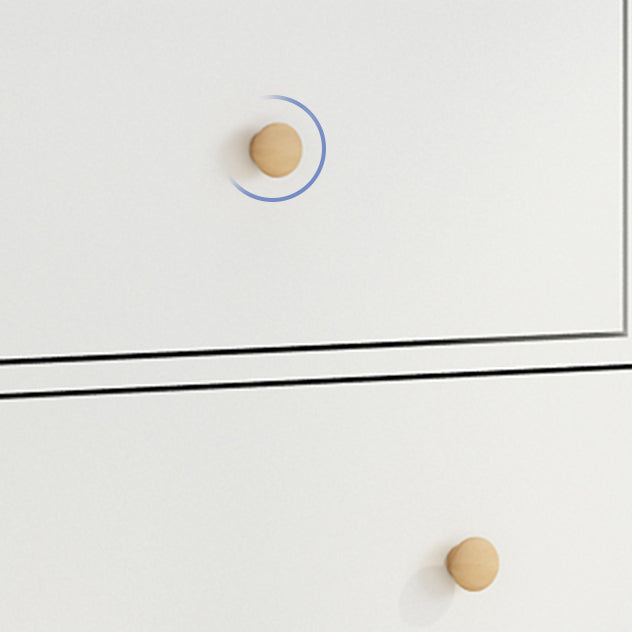 Contemporary Wood Storage Chest Matte Finish Bedroom Dresser