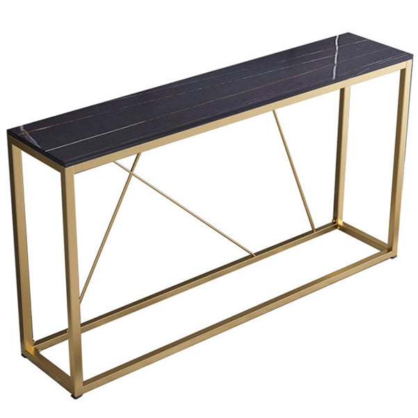Contemporary Rectangle Console Accent Table Antique Finish Console Sofa Table