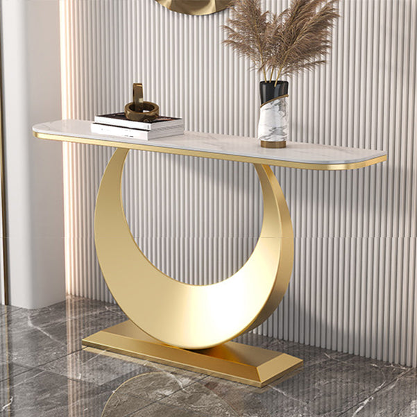 Contemporary Console Accent Table Antique Finish 11.81" W Sofa Console Table