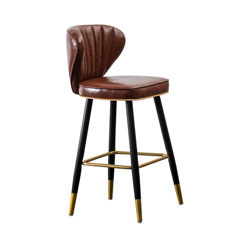 Nordic Style Bar Stool Metal Counter Bar Stool for Restaurant