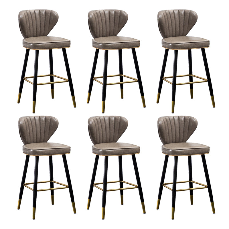 Nordic Style Bar Stool Metal Counter Bar Stool for Restaurant