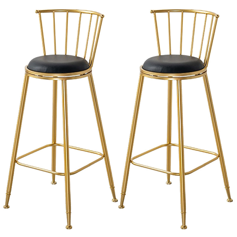 Contemporary Style Upholstered Counter Stool Bar-height Living Room Bar Stool