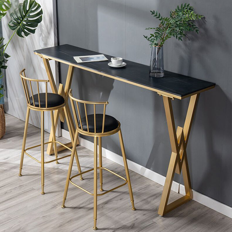 Contemporary Style Upholstered Counter Stool Bar-height Living Room Bar Stool