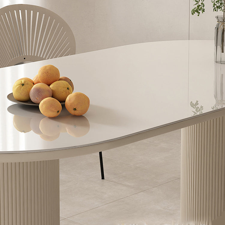 Glam Style Rectangle Table Set 1/2/4/5/6 Pieces Dining Set for Home Use