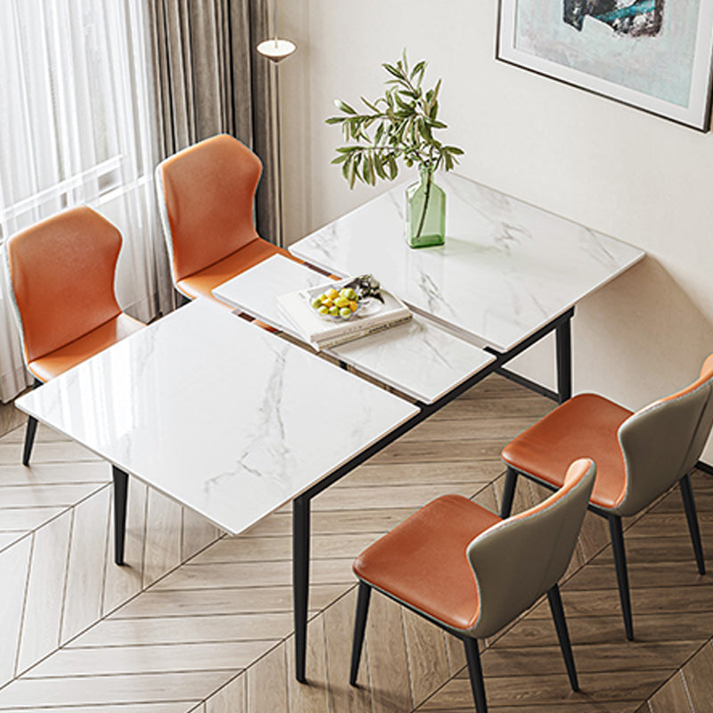 Extendable Sintered Stone Dining Table Simplicity Home Fixed Table