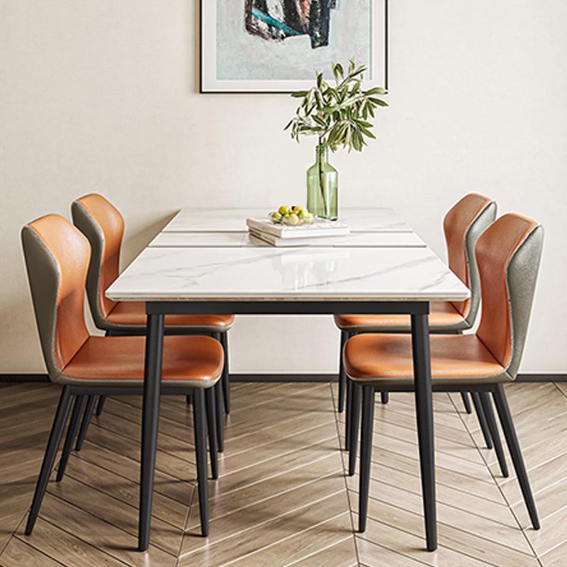 Extendable Sintered Stone Dining Table Simplicity Home Fixed Table