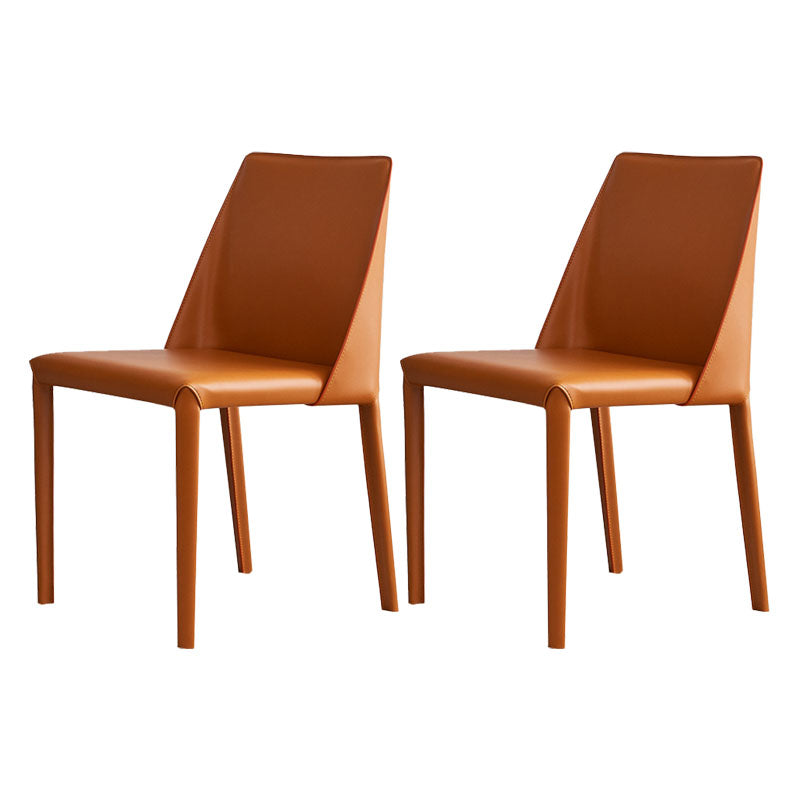 Contemporary Kitchen Dining Side Chair Faux Leather Side Chair