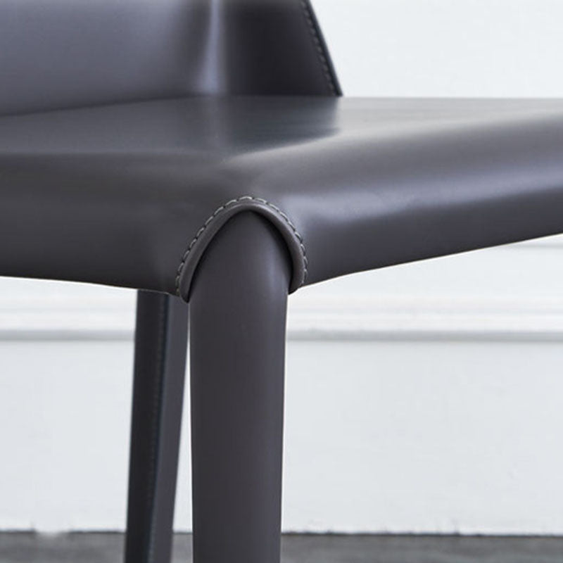 Contemporary Kitchen Dining Side Chair Faux Leather Side Chair