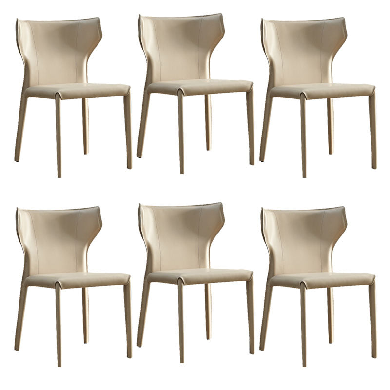 Faux Leather Side Chair Contemporary Kitchen Dining Side Chair