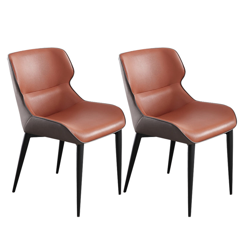 Modern Style Faux Leather Chairs Wingback Arm Chair for Home Use