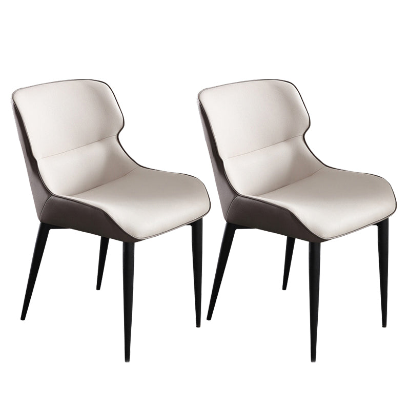 Modern Style Faux Leather Chairs Wingback Arm Chair for Home Use