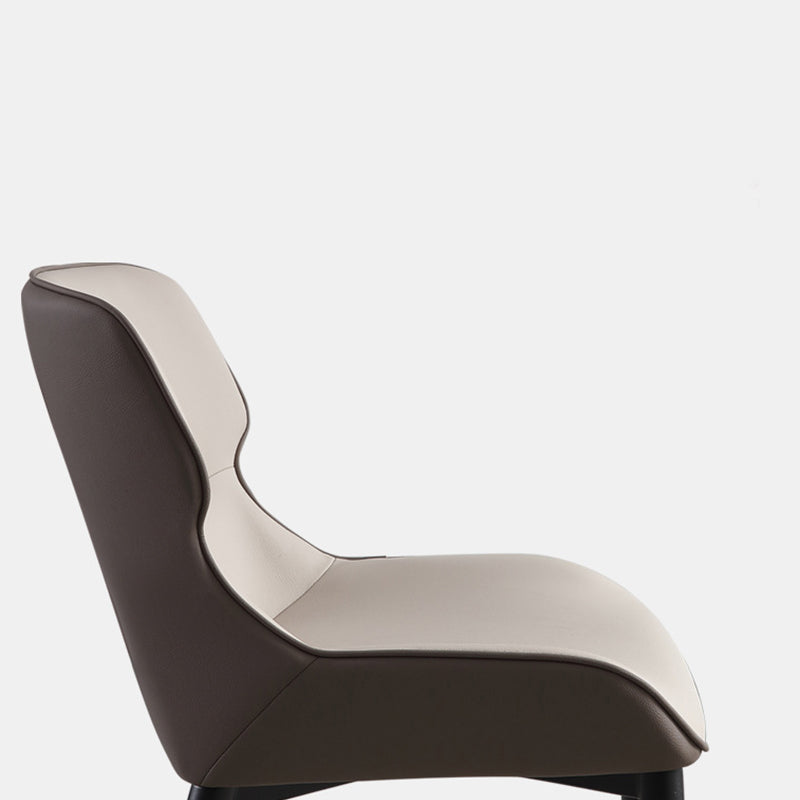 Modern Style Faux Leather Chairs Wingback Arm Chair for Home Use