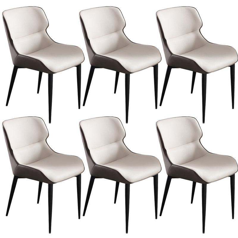 Modern Style Faux Leather Chairs Wingback Arm Chair for Home Use