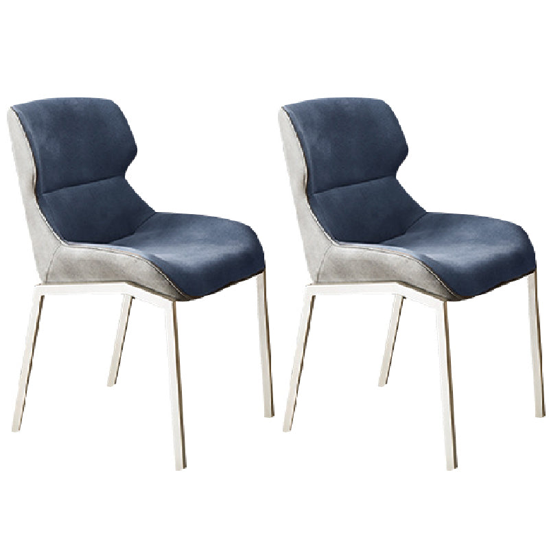 Modern Style Chairs Dining Chairs with Metal Legs for Kitchen