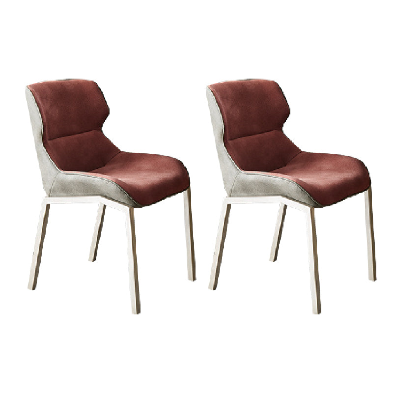 Modern Style Chairs Dining Chairs with Metal Legs for Kitchen