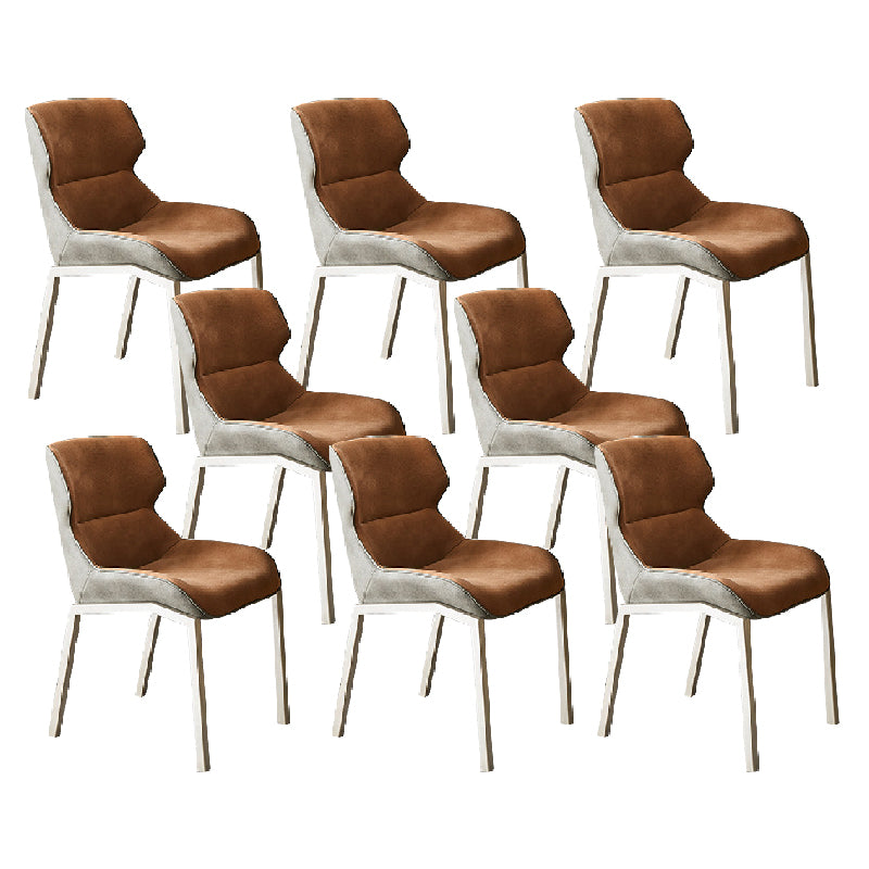 Modern Style Chairs Dining Chairs with Metal Legs for Kitchen
