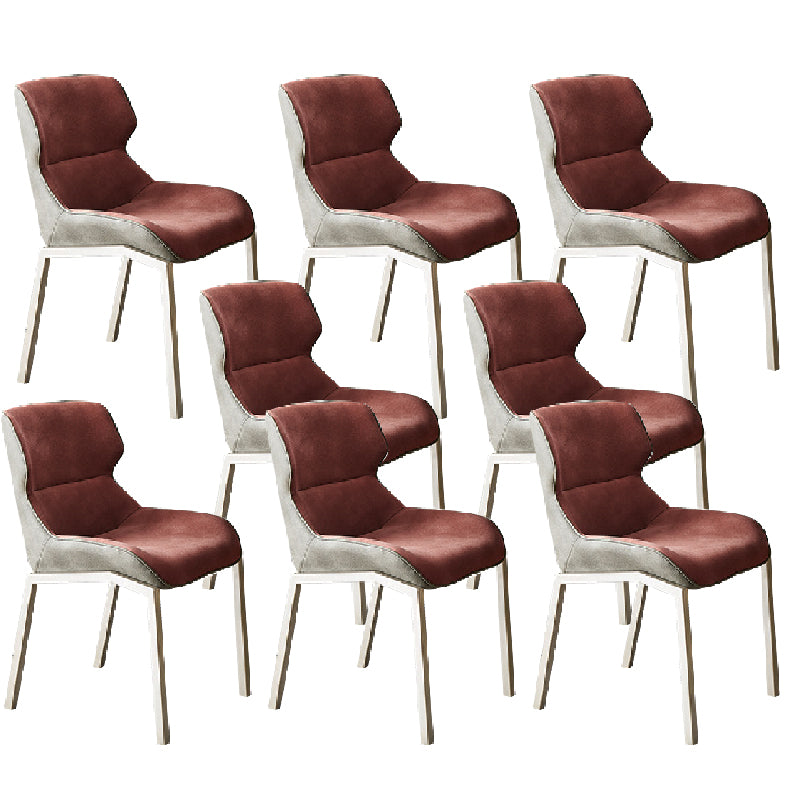 Modern Style Chairs Dining Chairs with Metal Legs for Kitchen