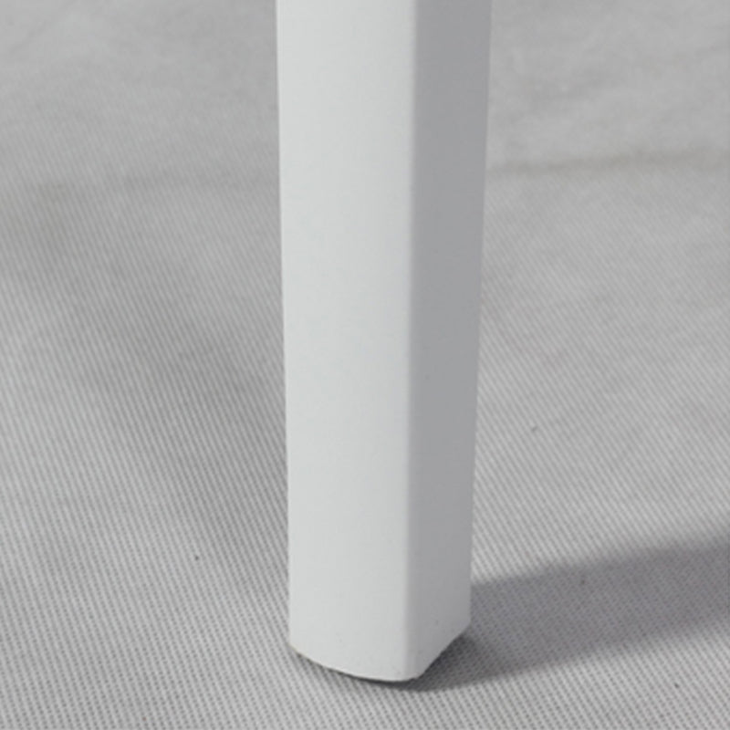 Contemporary Style Armless Chair Plastic Side Chair for Dining Room