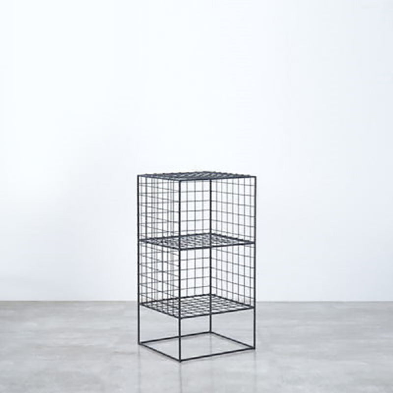 Modern Closed Back Book Shelf Metal Bookcase for Living Room