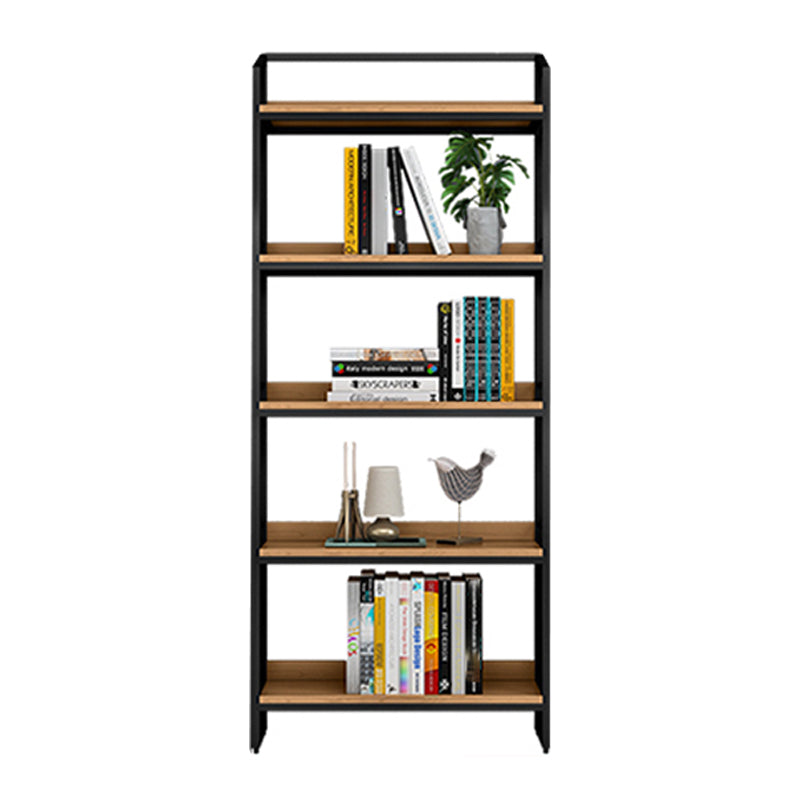 Etagere Metal Bookshelf Natural Shelf Bookcase for Study Room