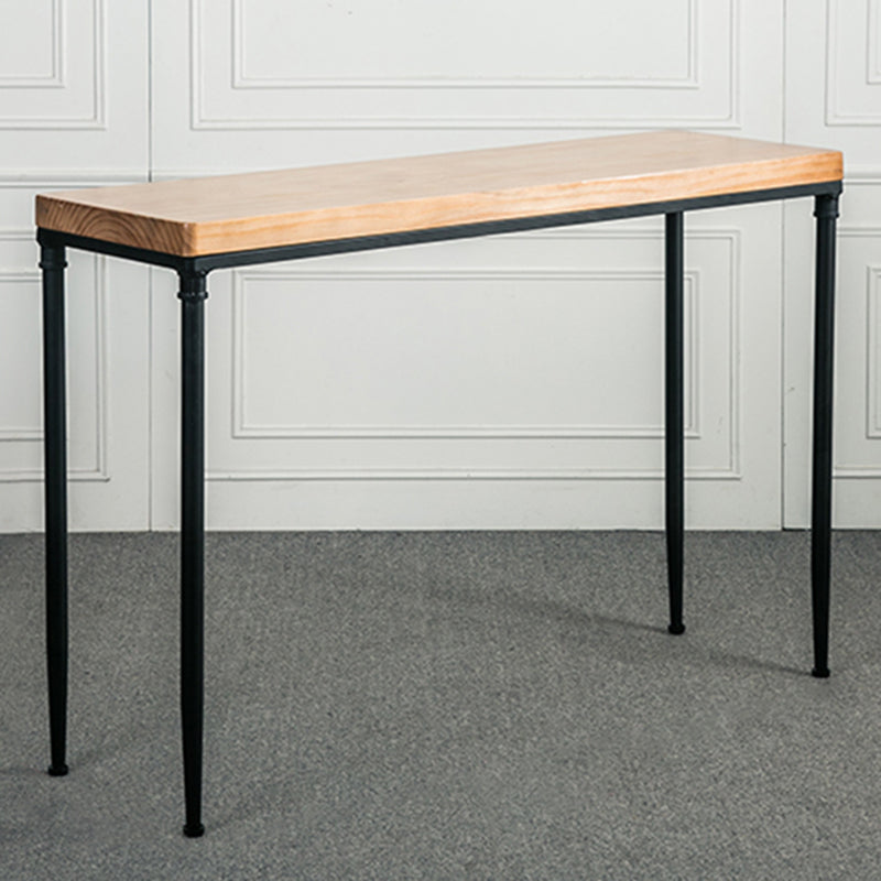 1/2/3 Pieces Industrial Rectangle Pub Table Set Solid Wood Counter Table Set