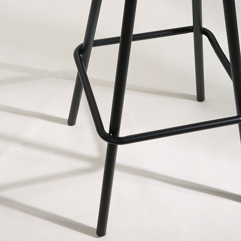 Square Industrial Bar Table Set 1/2 Pieces Counter Table with Iron High Stools