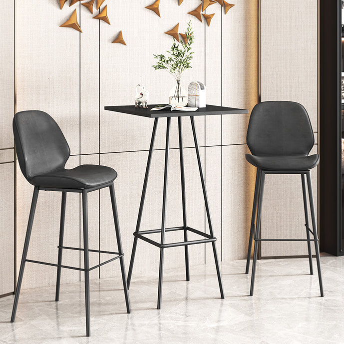 1/3/4 Pieces Modern Bar Set Matte Finish Bar Stool and Table Set