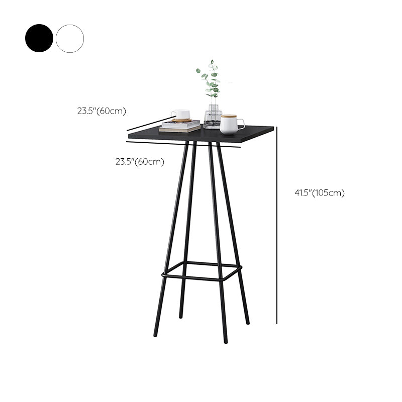 1/3/4 Pieces Modern Bar Set Matte Finish Bar Stool and Table Set