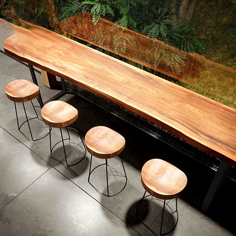 1/2/5 Pieces Bar Set with Backless Stools Metal Glam Pub Table Set for Small Places