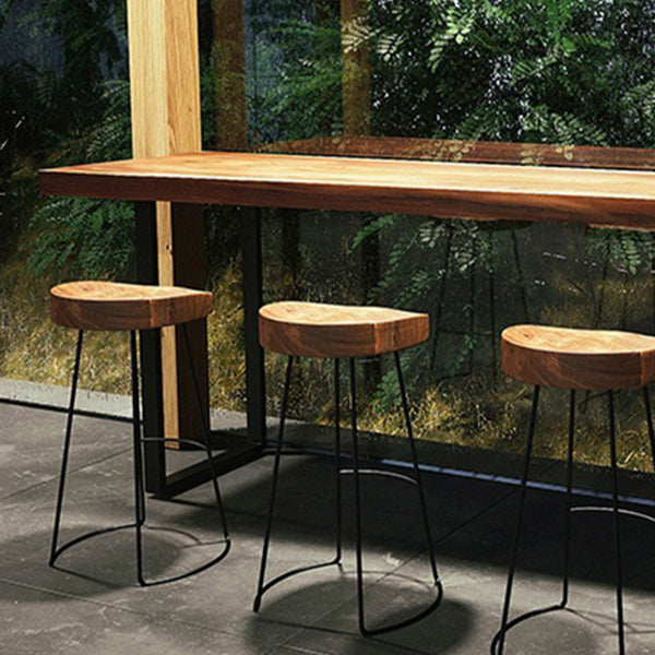 1/2/5 Pieces Bar Set with Backless Stools Metal Glam Pub Table Set for Small Places