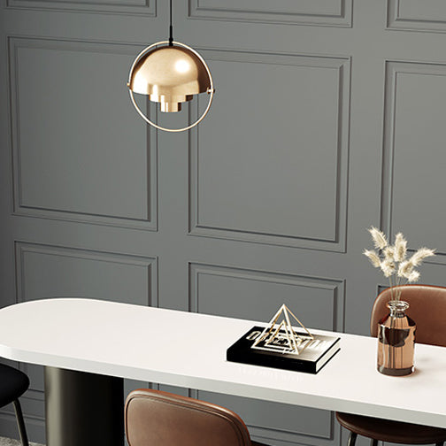 Contemporary Free Form Pub Set 1/3/4 Pieces Solid Wood Bar Table with Metal Stools