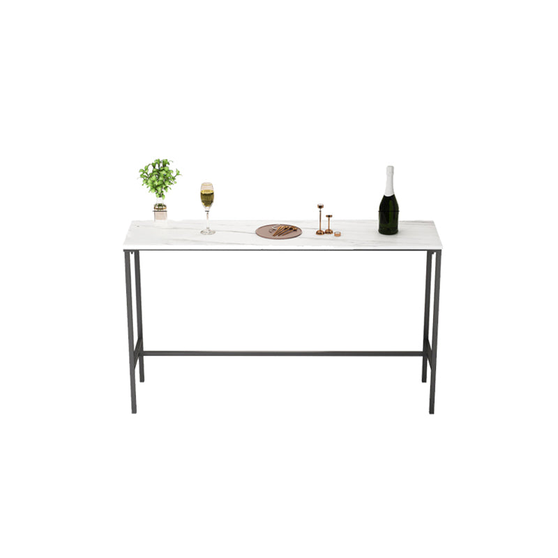 Modern Bar Table Set 1/2/3/5 Pieces Metal Bar Table with High Stools
