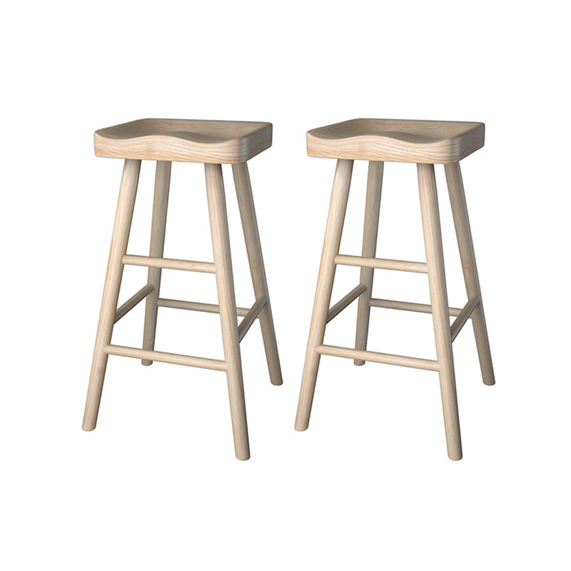 Modern Bar Table Set 1/2/5 Pieces Wooden Bar Table with High Wood Stools
