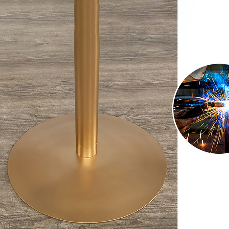 Fixed Counter Set Industrial 1/2/3 Pieces Faux Marble Bar Table Set for Home Use