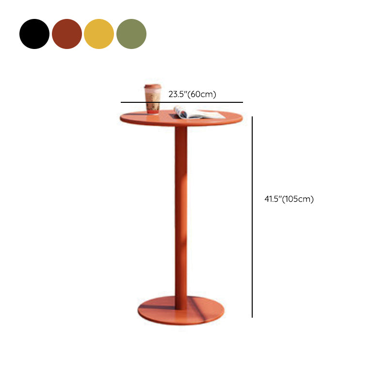 Contemporary Pub Table Set Metal 1/2/3/4 Pieces Bar Stool and Table Set