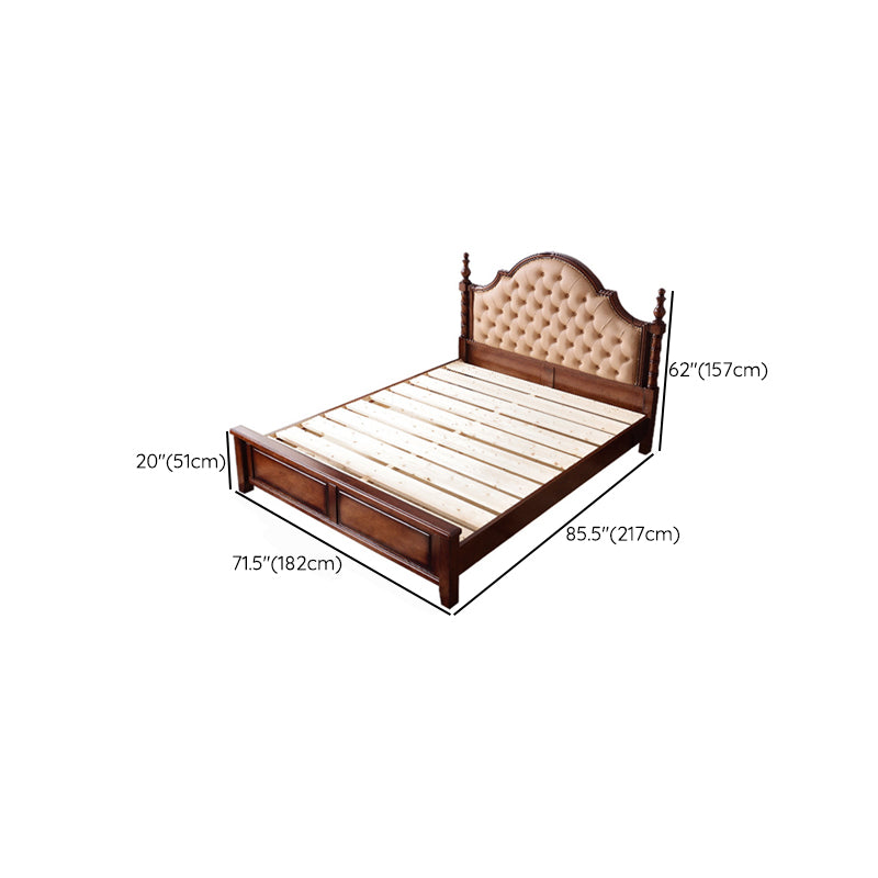 Victorain Tufted Upholstered Standard Bed 71.7-inch W Mattress Included Bed with Headboard