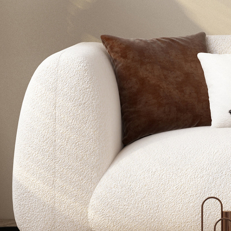 Contemporary Tight Back Standard Settee Tuxedo Arm Sofa for Living Room