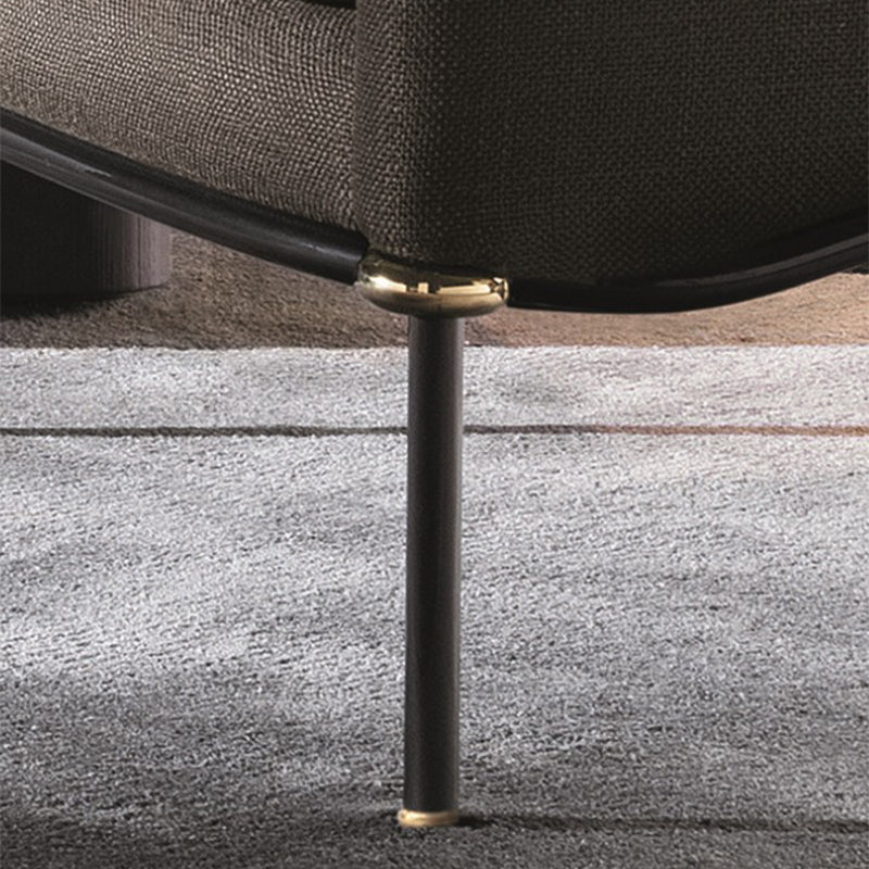 29.52" Wide Barrel Chair Arms Included Barrel Accent Chair with Basic Four Leg