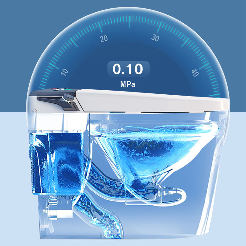 Modern Heated Seat Toilet Bowl Floor Mount ABS Toilet with Toilet Seat