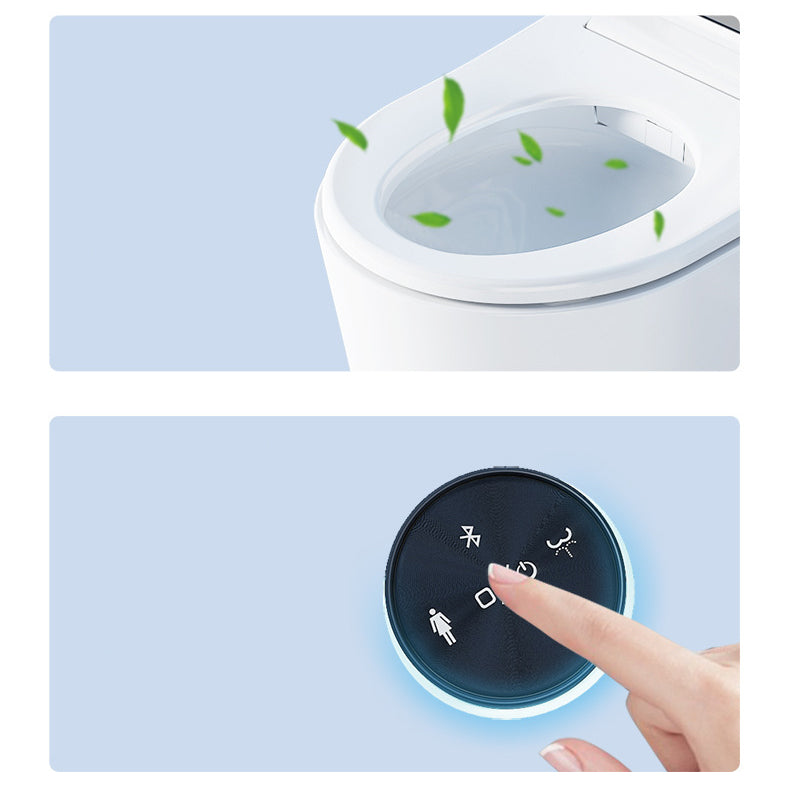 Modern Heated Seat Toilet Bowl Floor Mount ABS Toilet with Toilet Seat