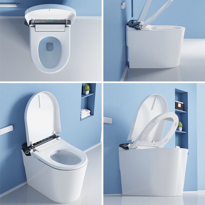 Modern Heated Seat Toilet Bowl Floor Mount ABS Toilet with Toilet Seat