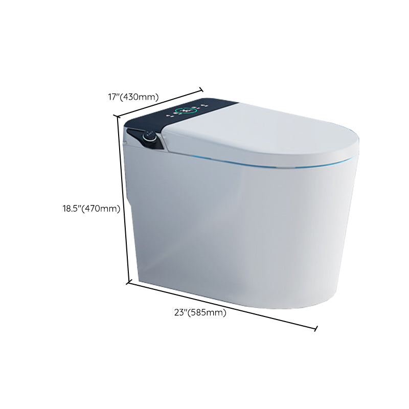 Modern Heated Seat Toilet Bowl Floor Mount ABS Toilet with Toilet Seat