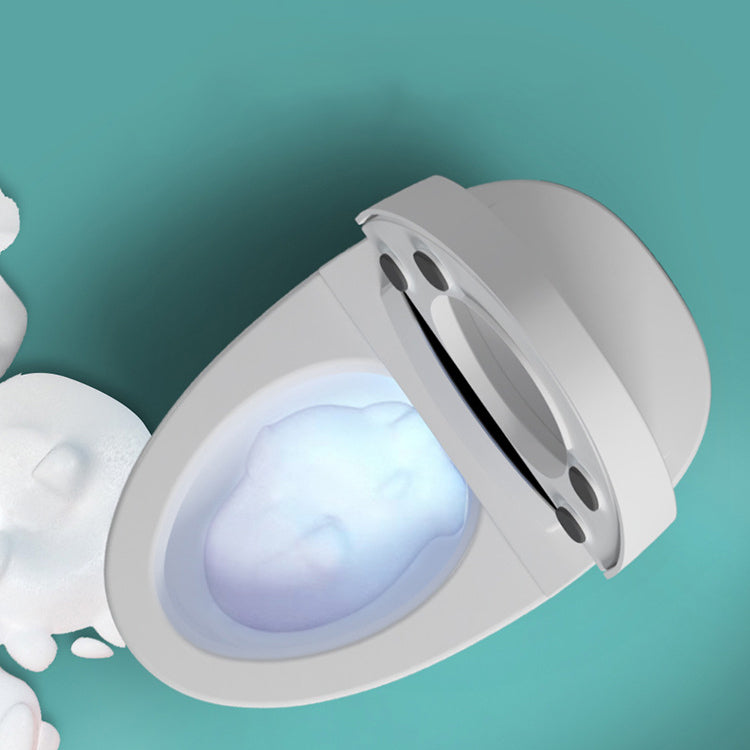 Modern Heated Seat Flush Toilet Floor Mount White Toilet with Toilet Seat